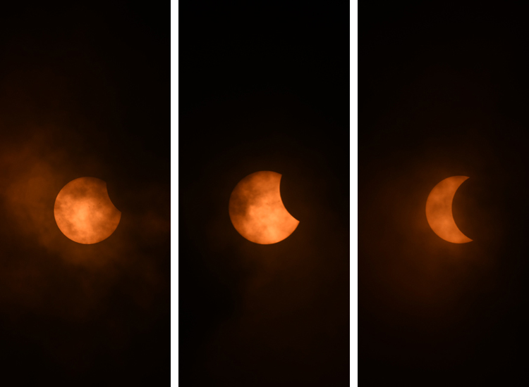 Solar Eclipse Collage